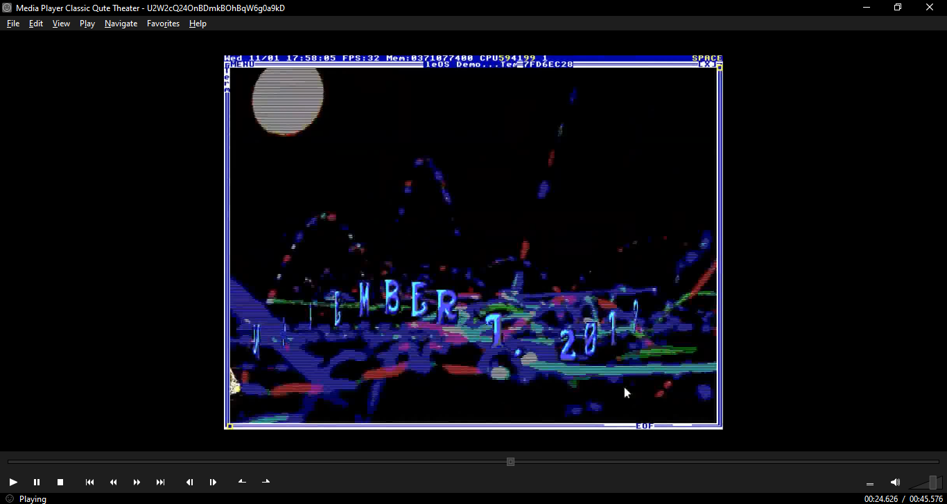 mpc-qt RIST stream of random video